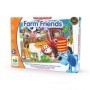 Primul meu mare puzzle de podea Animale la ferma 12 piese 60.96x45.72 cm asamblat
